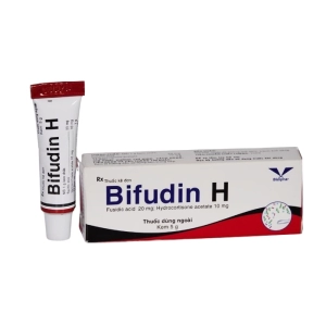 Bifudin H Bidiphar tuýp 5g (Fusidic acid + Hydrocortisone acetate)