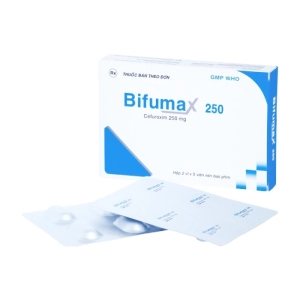 Bifumax 250 Bidiphar 2 vỉ x 5 viên (Cefuroxim) Bifumax 250 Bidiphar 2 vỉ x 5 viên (Cefuroxim)