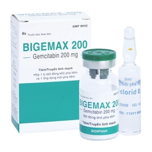 Bigemax 200 Bidiphar 1 lọ + 1 ống (Gemcitabine)