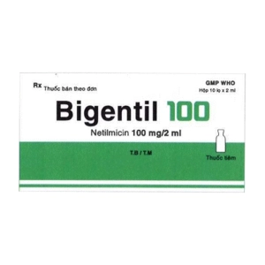 Bigentil 100 Bidiphar 10 lọ x 2ml (Netilmicin sulfat)