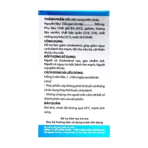 Bili Shark Bidiphar lọ 100 viên - Hỗ trợ giảm cholesterol