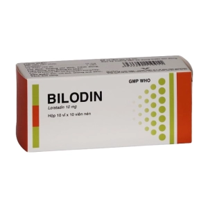 Bilodin 10mg Bidiphar 10 vỉ x 10 viên (Loratadine)