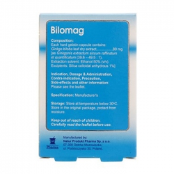 Bilomag 80mg Natur Produkt Pharma 6 vỉ x 10 viên Bilomag 80mg Natur Produkt Pharma 6 vỉ x 10 viên