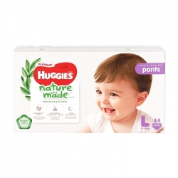 Bỉm - Tã quần Huggies Nature siêu cao cấp size L 44 miếng (9-14kg) Bỉm - Tã quần Huggies Nature siêu cao cấp size L 44 miếng (9-14kg)