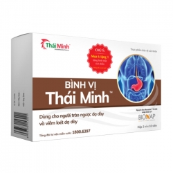 Bình Vị Thái Minh 2 vỉ x 10 viên - Viên uống hỗ trợ viêm loét dạ dày