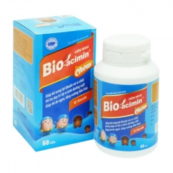 Bio-acimin Chew Meracine 60 viên - Viên nhai bổ sung lợi khuẩn cho bé từ 2 tuổi Bio-acimin Chew Meracine 60 viên - Viên nhai bổ sung lợi khuẩn cho bé từ 2 tuổi