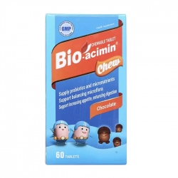 Bio-acimin Chew Meracine 60 viên - Viên nhai bổ sung lợi khuẩn cho bé từ 2 tuổi Bio-acimin Chew Meracine 60 viên - Viên nhai bổ sung lợi khuẩn cho bé từ 2 tuổi