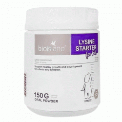 Bột tăng chiều cao Bio Island Lysine Starter Cho Trẻ Dưới 6 Tuổi Của Úc (Hộp 150g) Bột tăng chiều cao Bio Island Lysine Starter Cho Trẻ Dưới 6 Tuổi Của Úc (Hộp 150g)
