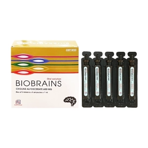 Biobrains 600mg Foripharm 3 vỉ x 5 ống x 7ml (Choline alfoscerat)
