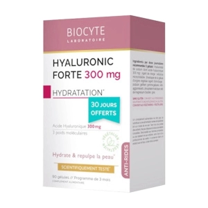 Biocyte Hyaluronic Forte 300mg 6 vỉ x 15 viên - Bổ sung Acid Hyaluronic