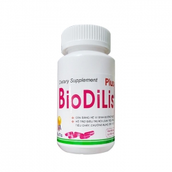 Tpbvsk tiêu hóa BioDilis Plus 500mg, Hộp 100 viên Tpbvsk tiêu hóa BioDilis Plus 500mg, Hộp 100 viên
