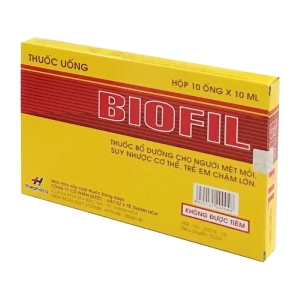 Biofil Thephaco 10 ống x 10ml (Men bia ép tinh chế)