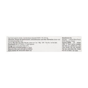 Bioflora 250mg Biocodex 2 vỉ x 5 viên (Saccharomyces)