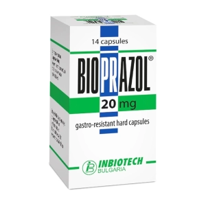 Bioprazol 20mg Inbiotech lọ 14 viên (Omeprazol)