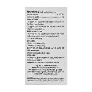Biosyn Bidiphar 20 gói x 1g (Bacillus subtilis)