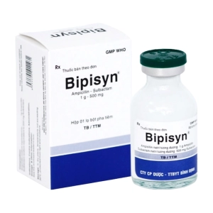 Bipisyn 1g/500mg Bidiphar 1 lọ (Ampicillin + Sulbactam)
