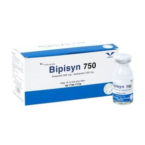 Bipisyn 750 Bidiphar 10 lọ (Ampicillin + Sulbactam)