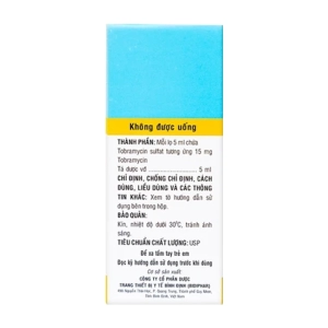 Biracin-E Bidiphar lọ 5ml (Tobramycin)