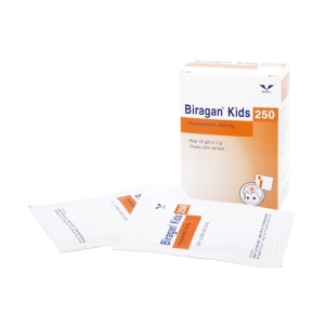 Biragan Kids 250 Bidiphar 12 gói x 1g (Paracetamol)