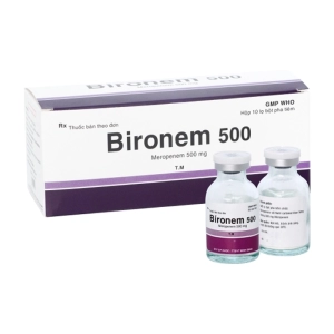 Bironem 500 Bidiphar 10 lọ (Meropenem)