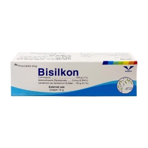 Bisilkon Bidiphar tuýp 10g (Betamethasone + Clotrimazole + Gentamicin)