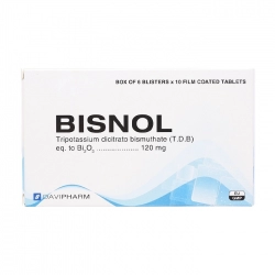 Bisnol 120mg Davipharm 6 vỉ x 10 viên Bisnol 120mg Davipharm 6 vỉ x 10 viên