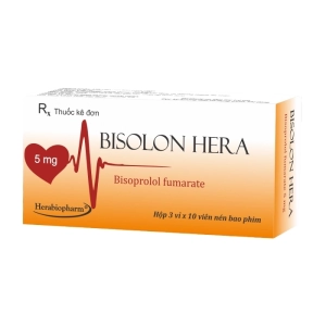 Bisolon Hera 5mg 3 vỉ x 10 viên (Bisoprolol fumarate)