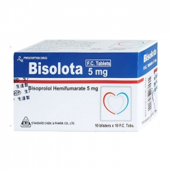 Bisolota 5mg Standard 10 vỉ x 10 viên