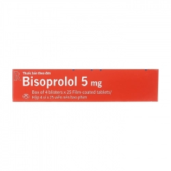 Bisoprolol 5mg Novartis 4 vỉ x 25 viên