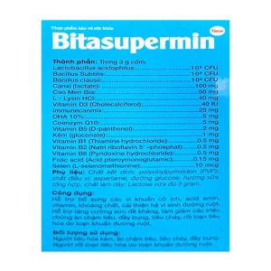 Bitasupermin Dragon 20 gói x 3g Bitasupermin Dragon 20 gói x 3g