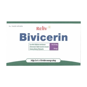 Bivicerin Reliv 3 vỉ x 10 viên (Silymarin)