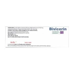 Bivicerin Reliv 6 vỉ x 10 viên (Silymarin)