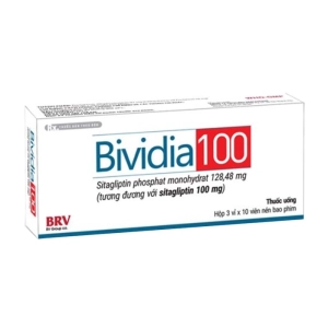 Bividia 100 BRV 3 vỉ x 10 viên (Sitagliptin)