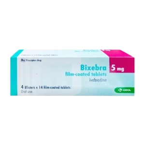 Bixebra 5mg Krka 4 vỉ x 14 viên (Ivabradin)