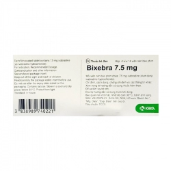 Bixebra 7.5mg Krka 4 vỉ x 14 viên Bixebra 7.5mg Krka 4 vỉ x 14 viên