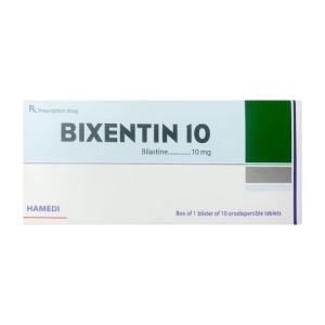 Bixentin 10 Hà Nam 1 vỉ x 10 viên (Bilastine)