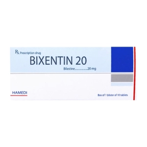 Bixentin 20 Hà Nam 1 vỉ x 10 viên (Bilastine)