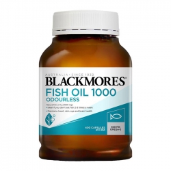 Blackmores Odourless Fish Oil 1000mg 400 viên - Dầu cá không mùi Blackmores Odourless Fish Oil 1000mg 400 viên - Dầu cá không mùi