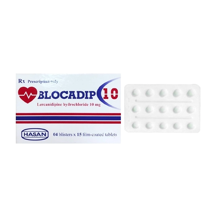 Blocadip 10 Hasan 4 vỉ x 15 viên