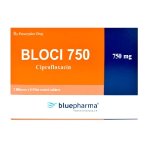 Bloci 750 Bluepharma 2 vỉ x 8 viên (Ciprofloxacin)