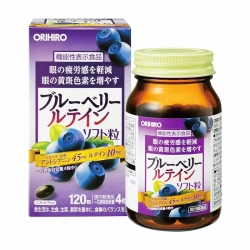 BlueBerry Orihiro 120 viên - Giúp mắt sáng khỏe, tăng cường thị lực