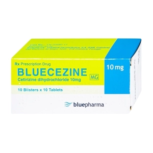 Bluecezine 10mg Bluepharma 10 vỉ x 10 viên (Cetirizine)