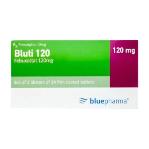 Bluti 120 Bluepharma 2 vỉ x 14 viên (Febuxostat)