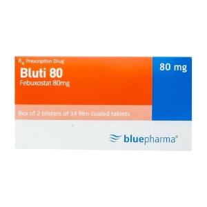 Bluti 80 Bluepharma 2 vỉ x 14 viên (Febuxostat)