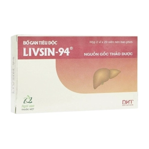 Bổ Gan Tiêu Độc Livsin-94 Hataphar 2 vỉ x 20 viên