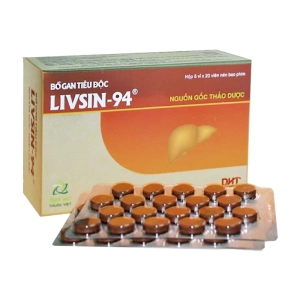 Bổ Gan Tiêu Độc Livsin-94 Hataphar 5 vỉ x 20 viên