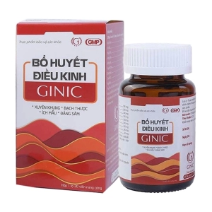 Bổ Huyết Điều Kinh Ginic 30 viên - Hỗ trợ bổ huyết, tiền mãn kinh