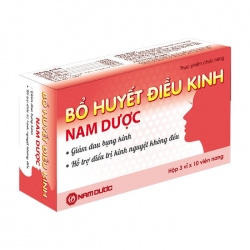 Bổ Huyết Điều Kinh Nam Dược 3 vỉ x 10 viên Bổ Huyết Điều Kinh Nam Dược 3 vỉ x 10 viên