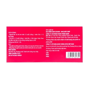 Bổ Máu Fe Oscar 10 vỉ x 10 viên - Bổ sung sắt, acid folic cho cơ thể
