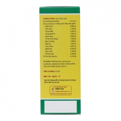 Bổ phế không đường Nam Hà 125ml